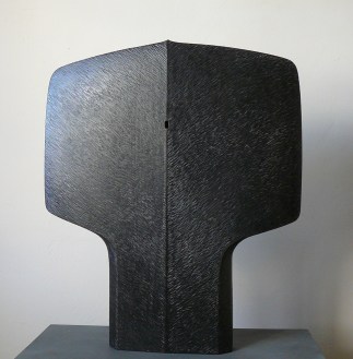 La Porte, tilleul, pièce unique, 50 x 43 cm, 2015